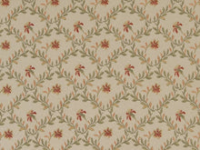 Load image into Gallery viewer, Heavy Duty Floral Brocade Green Beige Rose Seafoam Upholstery Drapery Fabric