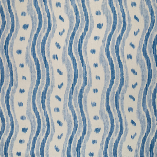 Lee Jofa Ikat Stripe Fabric / Azure