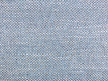 Load image into Gallery viewer, Designer Linen Woven Wool French Blue Beige MCM Mid Century Modern Upholstery Drapery Fabric