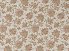 Load image into Gallery viewer, Heavy Duty Jacobean Floral Abstract Tapestry Rose Mauve Beige Green Ivory Upholstery Fabric