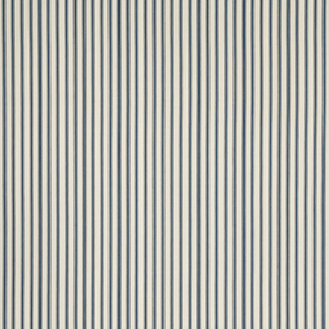 Schumacher Marquet Ticking Stripe Fabric 82200 / Navy