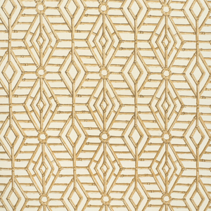 Lee Jofa Bamboo Cane Fabric / Beige/White