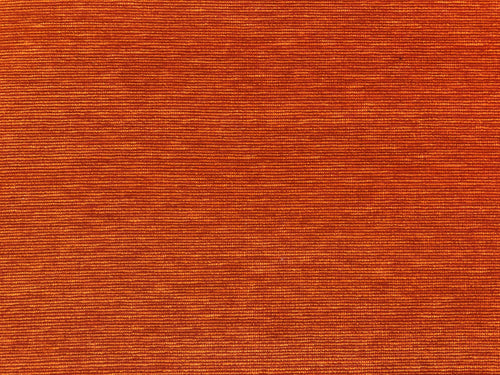 Lee Jofa Burnt Orange Stripe Textured Mid Century Modern Chenille Upholstery Fabric