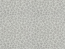 Load image into Gallery viewer, Linen Rayon Cheetah Leopard Animal Print Grey Off White Ivory Drapery Fabric
