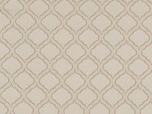 Load image into Gallery viewer, Beige Trellis Diamond Upholstery Drapery Fabric