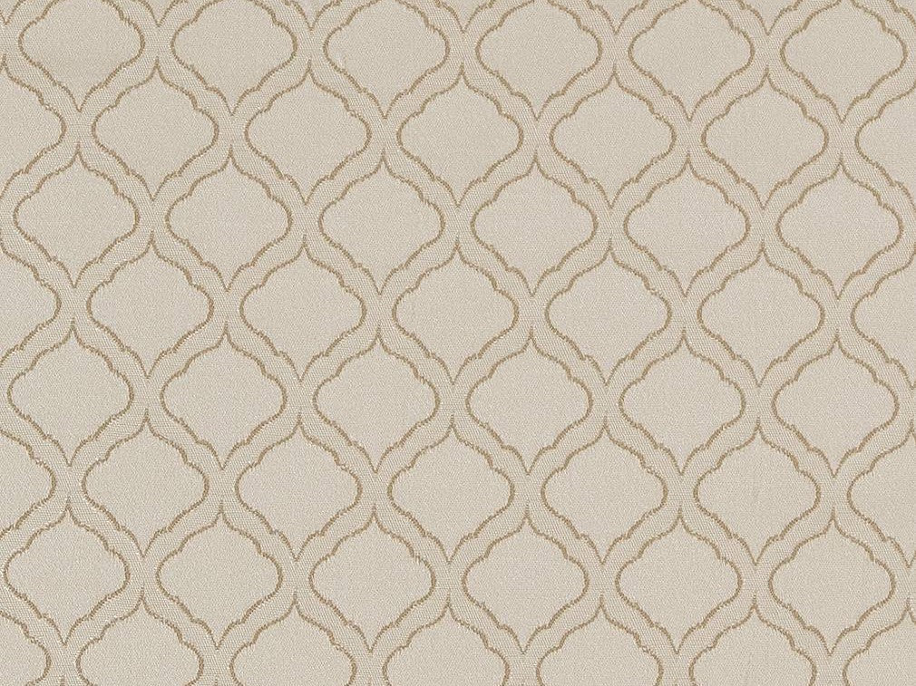 Beige Trellis Diamond Upholstery Drapery Fabric