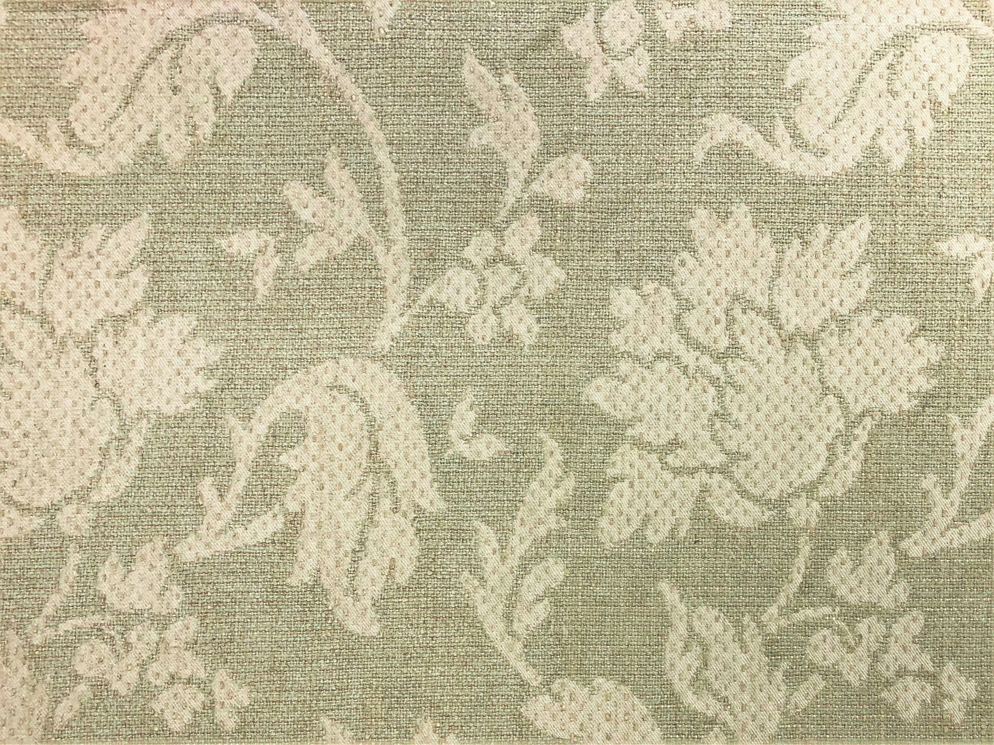 Gent Sage Linen Blend Fabric