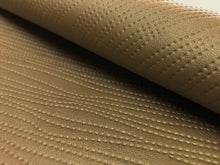 Load image into Gallery viewer, Designer Heavy Duty Contemporary Abstract Stripe Taupe Faux Leather Upholstery Vinyl