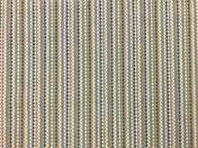 Load image into Gallery viewer, Designer Water &amp; Stain Resistant Woven Chartreuse Green Aqua Blue Grey White Geometric Upholstery Fabric