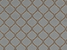 Load image into Gallery viewer, French Blue Grey Trellis Diamond Upholstery Drapery Fabric