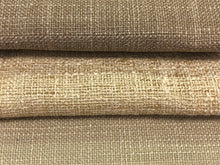 Load image into Gallery viewer, MCM Mid Century Modern Textured Tweed Fawn Brown Oatmeal Tan Drapery Fabric
