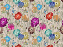 Load image into Gallery viewer, Missoni Vancouver 100 36202-510 Beige Magenta Hot Pink Green Orange Blue Velvet Upholstery Drapery Fabric