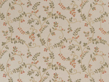 Load image into Gallery viewer, Heavy Duty Floral Green Beige Rose Seafoam Upholstery Drapery Fabric