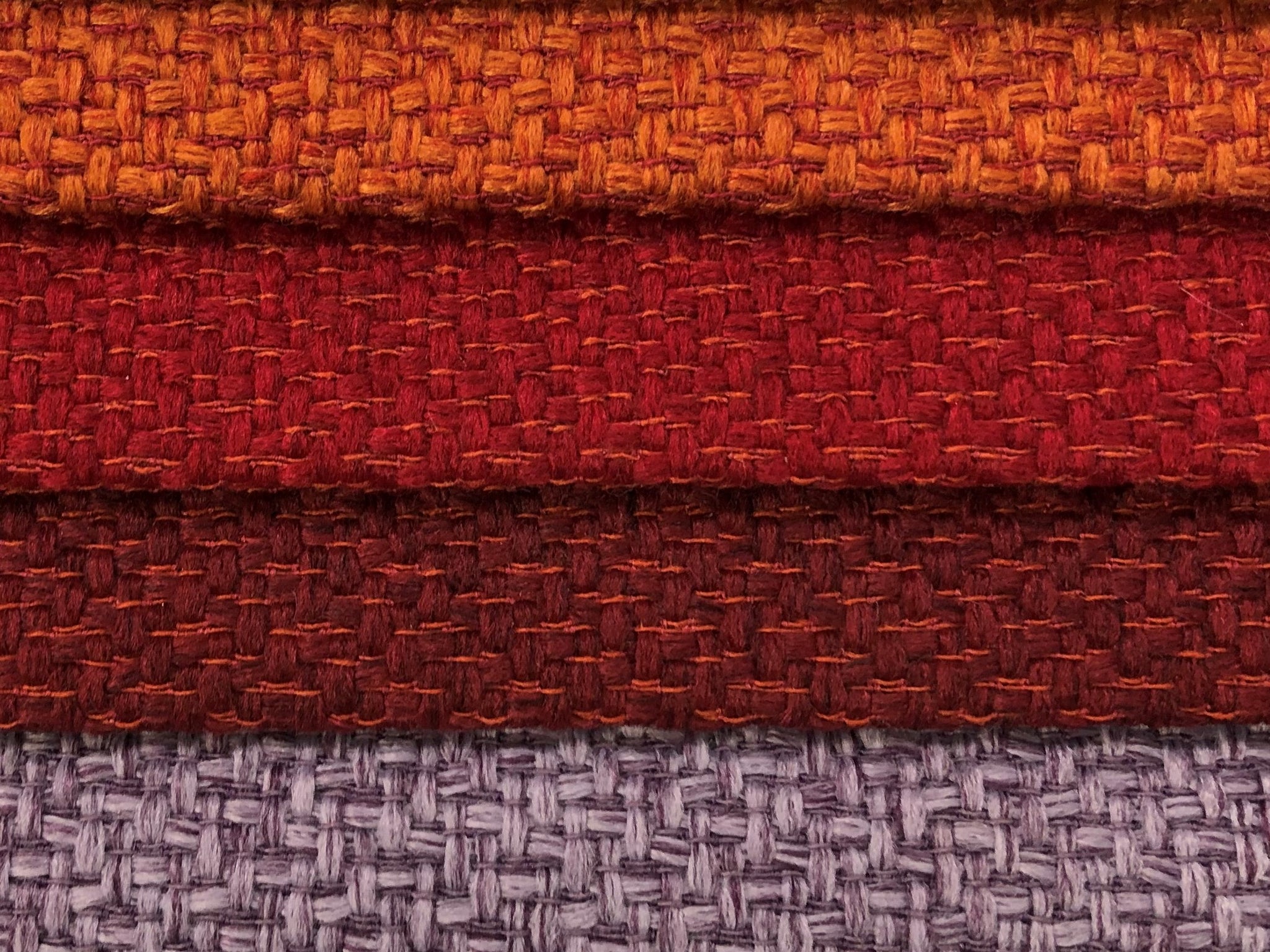 Red Orange Taupe MCM Mid Century Modern Tweed high quality Upholstery Drapery Fabric