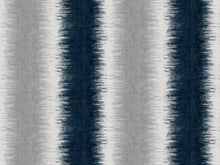 Load image into Gallery viewer, Navy Blue Grey Abstract Ombre Chenille Upholstery Drapery Fabric