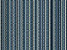 Load image into Gallery viewer, Crypton Navy French Blue Grey Cream Black Geometric Stripe Upholstery Fabric