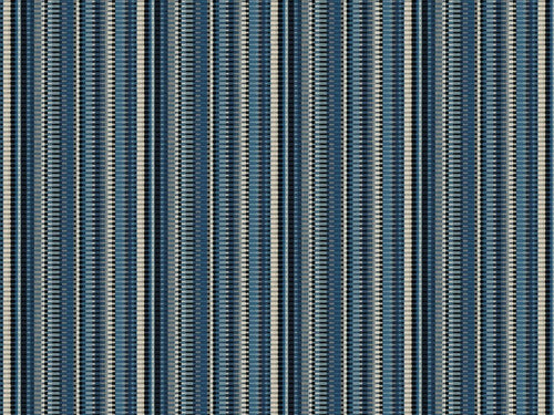 Crypton Navy French Blue Grey Cream Black Geometric Stripe Upholstery Fabric