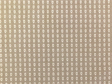 Load image into Gallery viewer, Designer Geometric Taupe Off White Small Scale Textured Upholstery Fabric