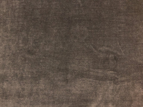 1 3/4 Yd Designer Charcoal Gray Grey Mid Century Modern Cotton Water & Stain Resistant Upholstery Velvet Fabric