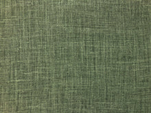 Load image into Gallery viewer, 1.75 Yds Designer Olive Green Belgian Linen MCM Mid Century Modern Upholstery Drapery Fabric