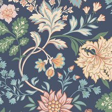 Load image into Gallery viewer, Schumacher Alicia Wallpaper 2008 / Navy