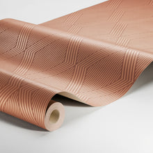Load image into Gallery viewer, Schumacher Garbo Wallpaper 2014 / Terracotta And Gold