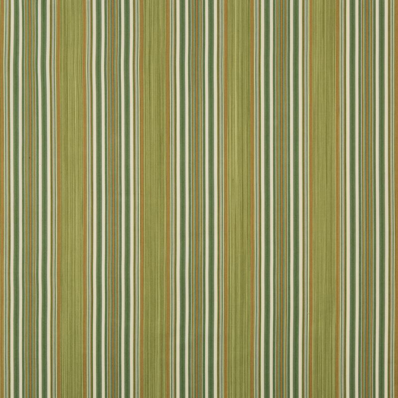 Lee Jofa Vyne Stripe Fabric / Greenery