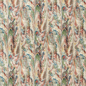 Lee Jofa Taplow Print Fabric / Spice/Leaf