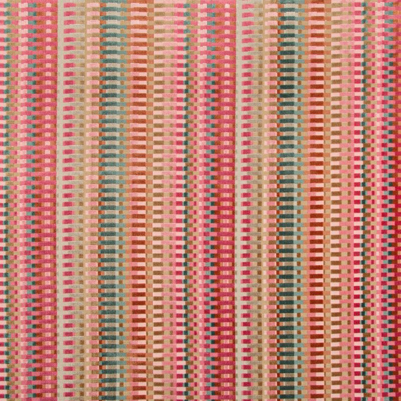 Lee Jofa Picket Fabric / Multi/Russet