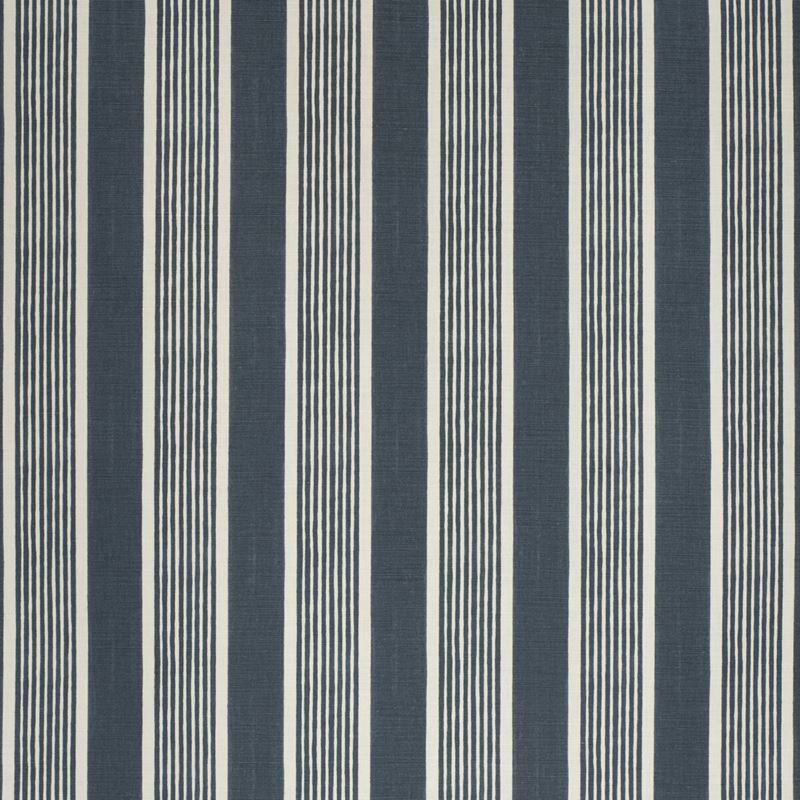 Lee Jofa Elba Stripe Fabric / Navy