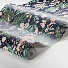 Load image into Gallery viewer, Schumacher Turgräs Wallpaper 2090 / Midnight