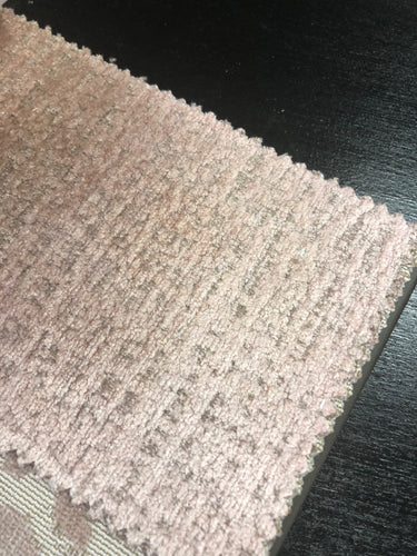 3 Colorways Textured Velvet Upholstery Fabric Blush Mauve Green Blue