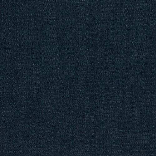Barrister Navy Blue Upholstery Minimalist Linen Poly Fabric / Admiral