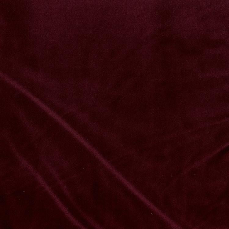 Upholstery Drapery Velvet Fabric Burgundy / Wine