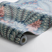 Load image into Gallery viewer, Schumacher Hidden Ivy Wallpaper 2251 / Blue