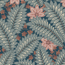 Load image into Gallery viewer, Schumacher Hidden Ivy Wallpaper 2251 / Blue