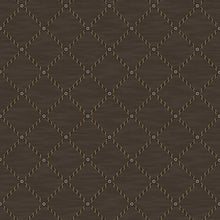Load image into Gallery viewer, Schumacher Golden Trellis Wallpaper 2264 / Brown And Gold