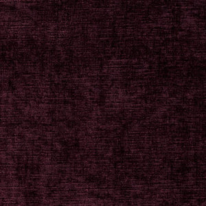 Plush Chenille Upholstery Fabric Burgundy Purple / Heather