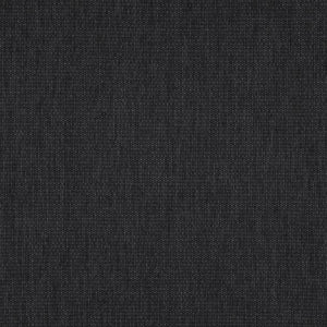 Ocean Drive Solid Charcoal Black Upholstery Fabric / Slate