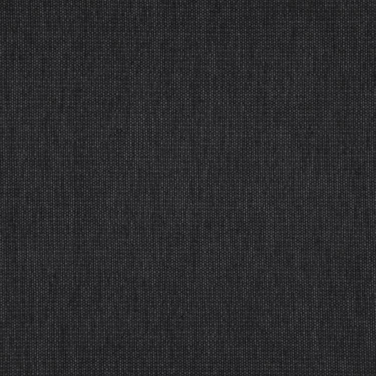 Ocean Drive Solid Charcoal Black Upholstery Fabric / Slate