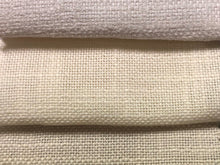 Load image into Gallery viewer, Faux Linen Creme Fraiche Vanilla Cream Beige Upholstery Drapery Fabric