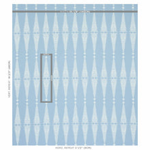 Load image into Gallery viewer, SCHUMACHER FERN TREE FABRIC 2643884 / IVORY &amp; SKY