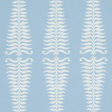 Load image into Gallery viewer, SCHUMACHER FERN TREE FABRIC 2643884 / IVORY &amp; SKY