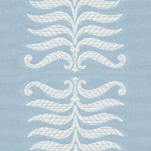 Load image into Gallery viewer, SCHUMACHER FERN TREE FABRIC 2643884 / IVORY &amp; SKY