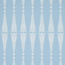 Load image into Gallery viewer, SCHUMACHER FERN TREE FABRIC 2643884 / IVORY &amp; SKY