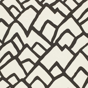 SCHUMACHER ZIMBA FABRIC / CHARCOAL