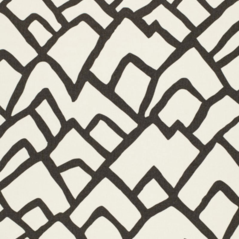 SCHUMACHER ZIMBA FABRIC / CHARCOAL