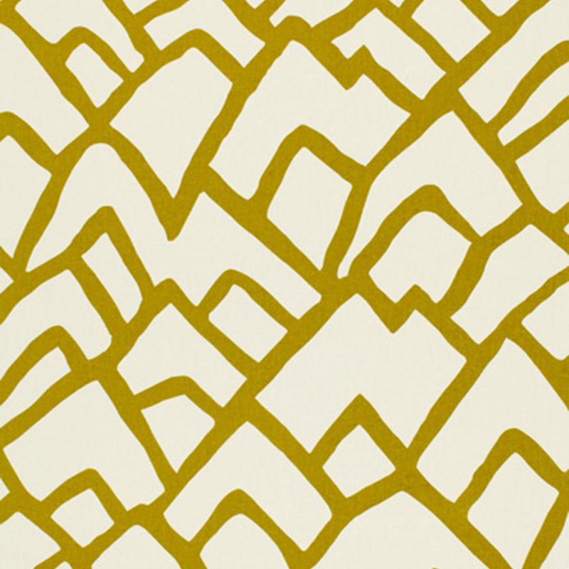 SCHUMACHER ZIMBA FABRIC / SOFT CHARTREUSE