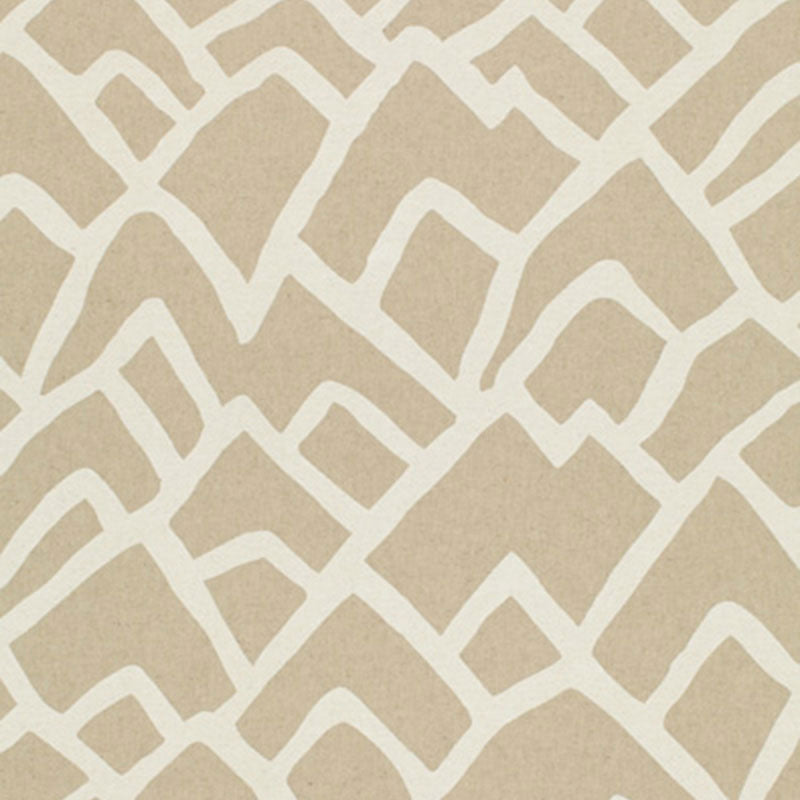 SCHUMACHER ZIMBA FABRIC / NATURAL