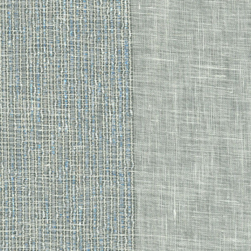 SCHUMACHER CELESTIAL SHEER FABRIC 2644420 / SILVER